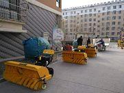 Gasoline Snow Power Broom