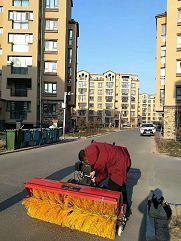Gasoline Snow Power Broom