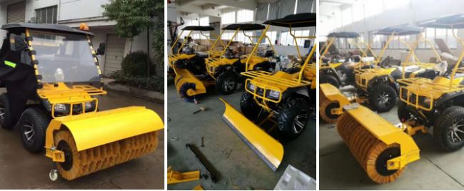 ride on snow sweeper