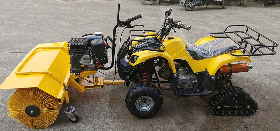 small crawler snow sweeper small crawler snow sweeper