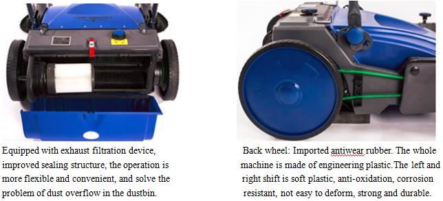 Manual floor sweeper