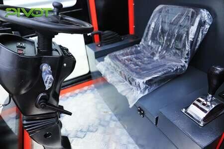 G2400 Driving Cab Electric Ride-On Sweeper Machine Pivot Cleaning Machinery
