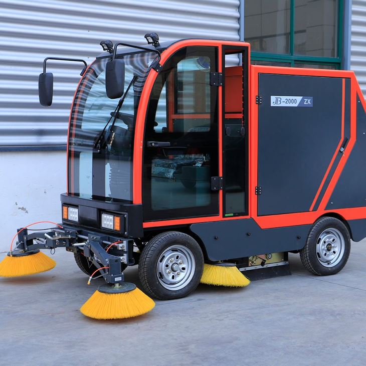 Double Dust Absorption Fully Enclosed Sweeper