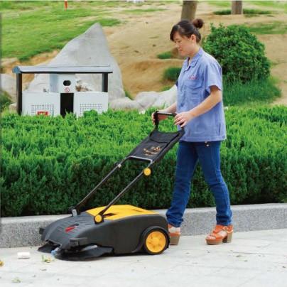 Dual Brush Powerless Manual Floor Sweeper