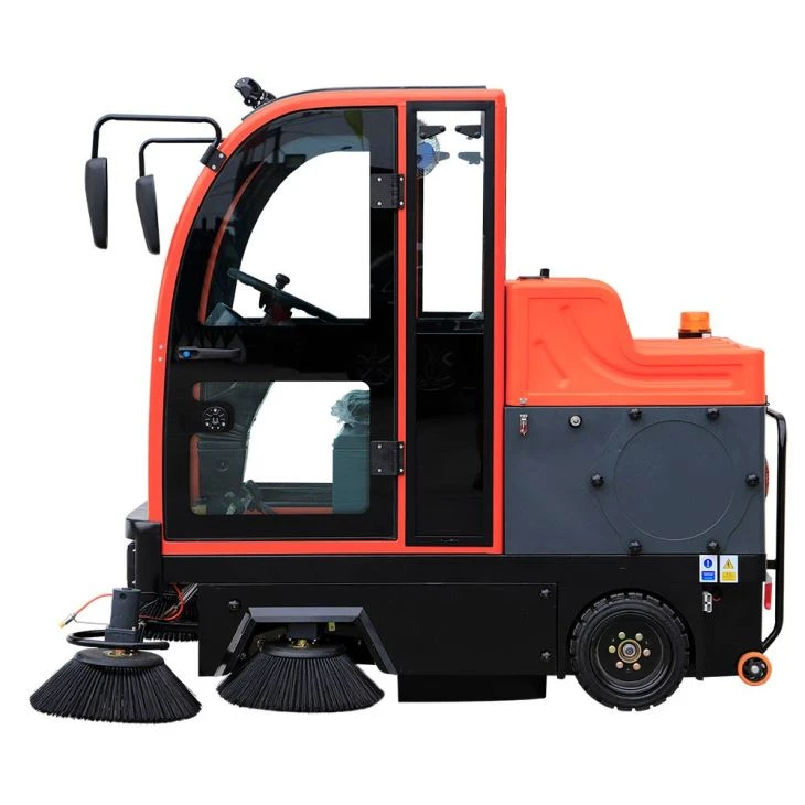 Fully Enclosed Electric Floor Sweeper Flexible Operation