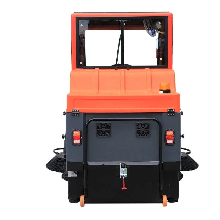 Fully Enclosed Electric Floor Sweeper Flexible Operation