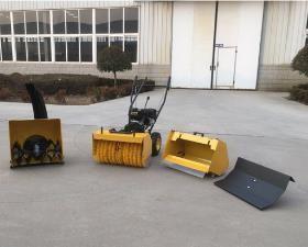 Hand Push Type Gasoline Engine Road Snow Sweeper