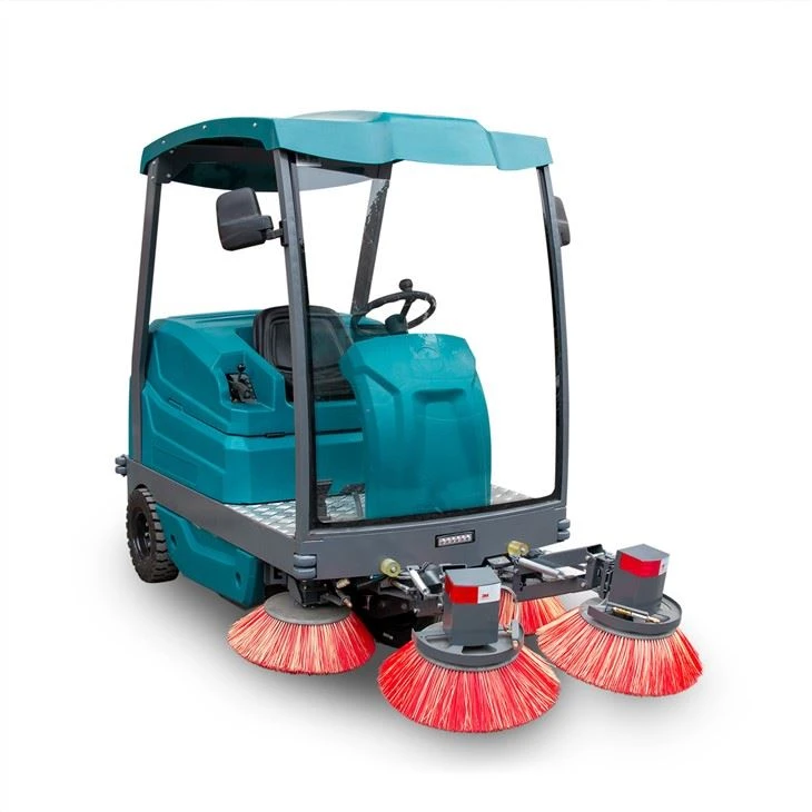 New Type Diesel Fuel Floor Cleaning Machine Vacuum Sweeper